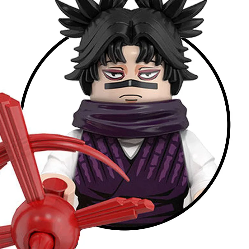 Jujutsu Kaisen Bausteine Itadori Yuji Gojo Satoru Ryomen Mini-Actionfiguren Zubehör Weihnachtsgeschenk für Kinder