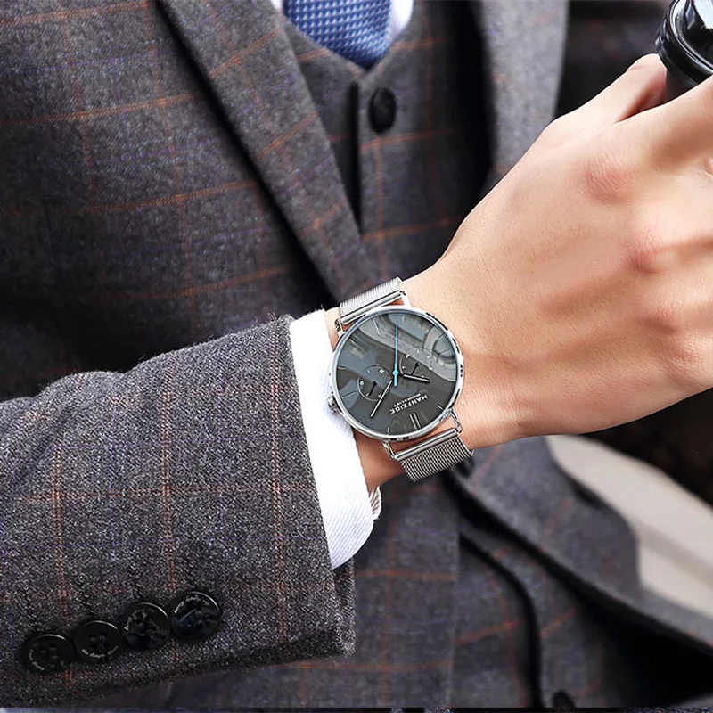 Top marka czarny męski zegarek wodoodporne modne fajne zegarki Pagani Designs kwarcowy analogowy zegarek na rękę dla mężczyzn Relogio Masculino