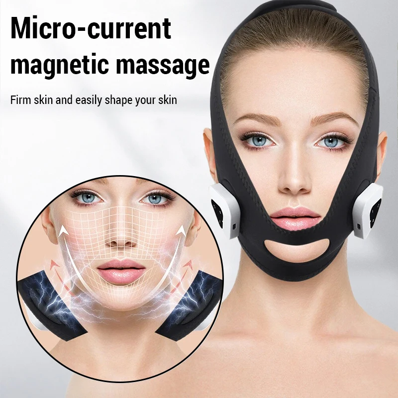 Elettrico Viso Dimagrante Benda Massaggiatore V Linea Viso Shaper Mento Guancia Sollevamento Cintura Anti Rughe Massaggiatore Viso Bellezza SkinCare