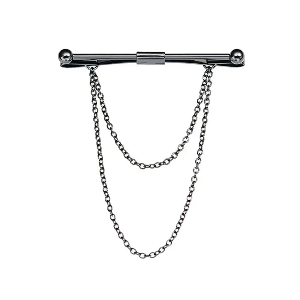 Pendent Non-injury Clothing Multi-color Prevent Exposure Alloy Tie Clip Women Collar Bar Neckwear Accessories Men Collar Clip