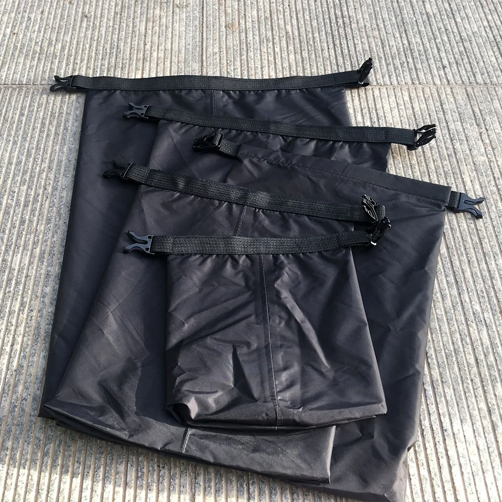 5 pcs Waterproof .5L 2.5L 3.5L 4.5L 6L Roll Top Closure Double Stitched For Camping Boating Kayaking Rafting Drifting