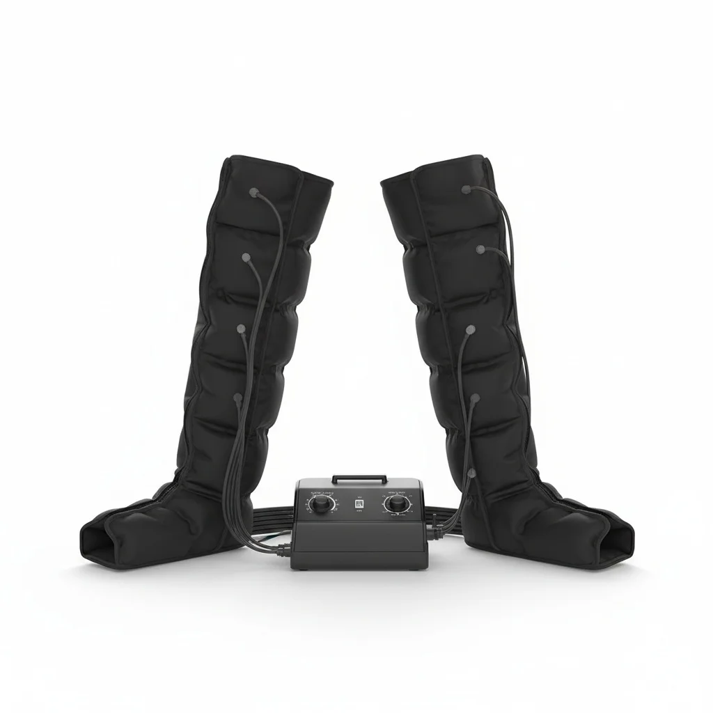Air Compression Boots, ABS Nylon TPU, 21x13x8.6cm, Leg Air Massager, Muscle Recovery Equipment, Sequential Compression Device
