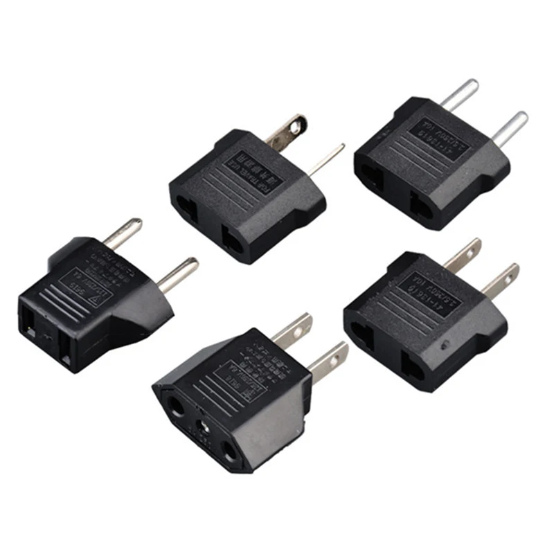 American European Mini CN UK US To EU AU Power Plug Adapter Russia USA Travel Plug Converter Japan Korea 4.0mm 4.8mm 6A 10A Plug