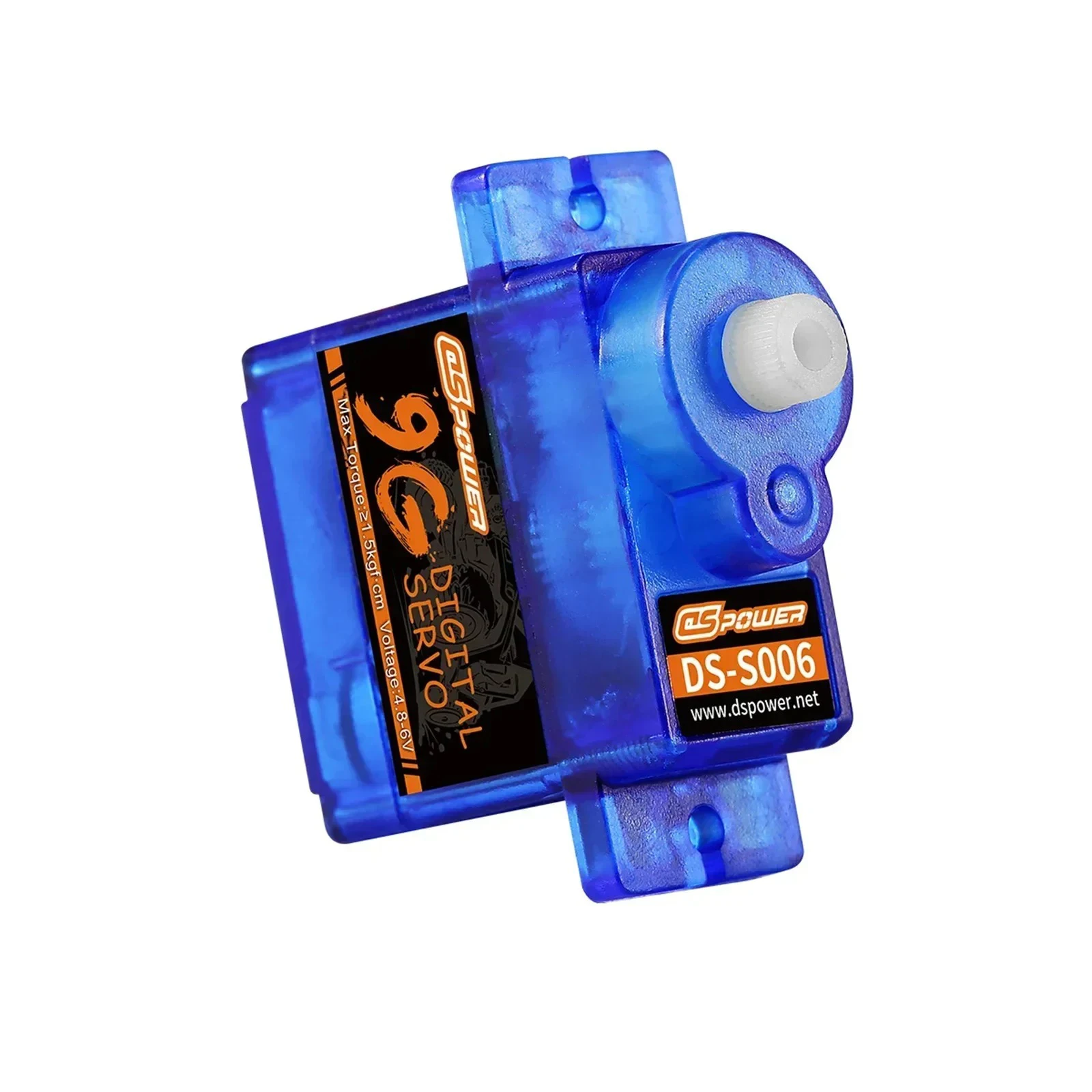 DSpower 9G Waterproof Digital Plastic Gear Servo 1.5kg Torque JR Plug for RC Car FPV Racing Crawler Robot Aircraft Wltoys Axial