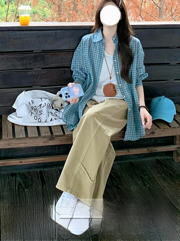 

Ретро-джинсы с широкими штанинами для женщин, модные прямые джинсовые брюки, осенне-зимние, с низкой посадкой, на молнии, однотонные, стройнящие, длинные...