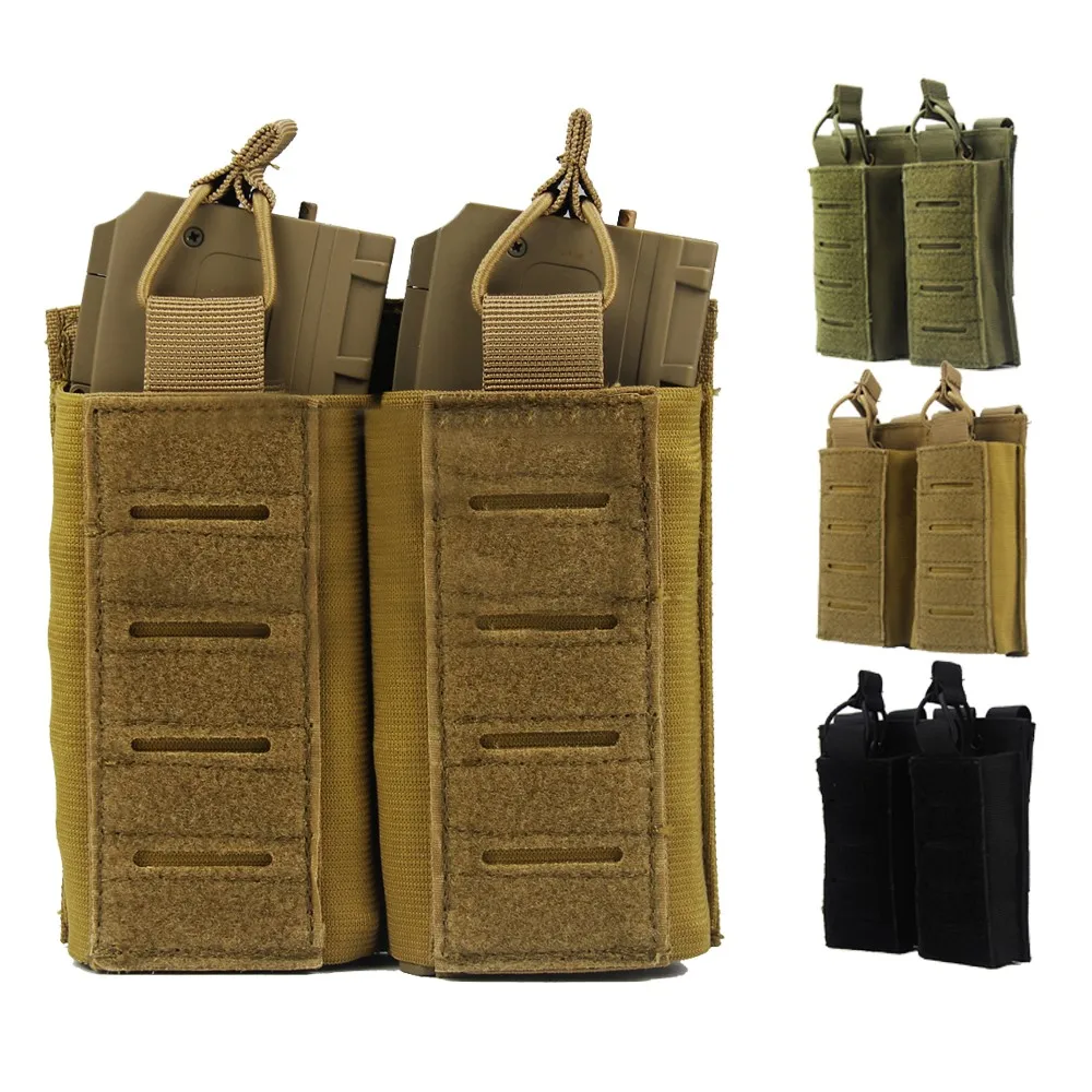 

Molle Tactical Magazine Pouch Portable Rifle Pistol Double Mags Bag Paintball Mag Holder Cartridge Pouches for Hunting