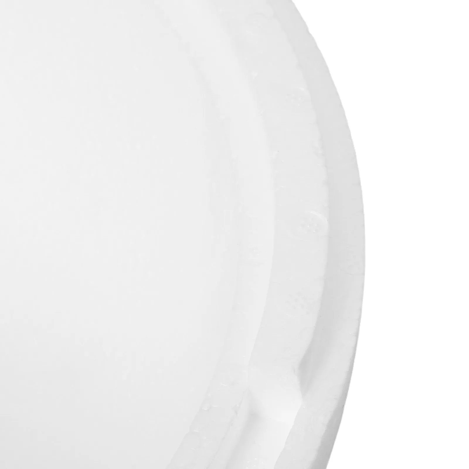 2Pcs Hollow Foam Spheres Large White Polystyrene Lightweight Paintable Round Balls for DIY Crafts Floral Arrangement Wedding