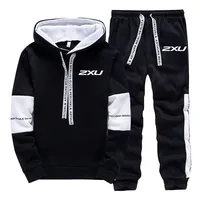 Men's Tracksuit Sports Hot Sale Hooded Long Sleeves Casual Single Piece Sweatshirts And Daily Sweatpants Comfort Outdoor Jogging
