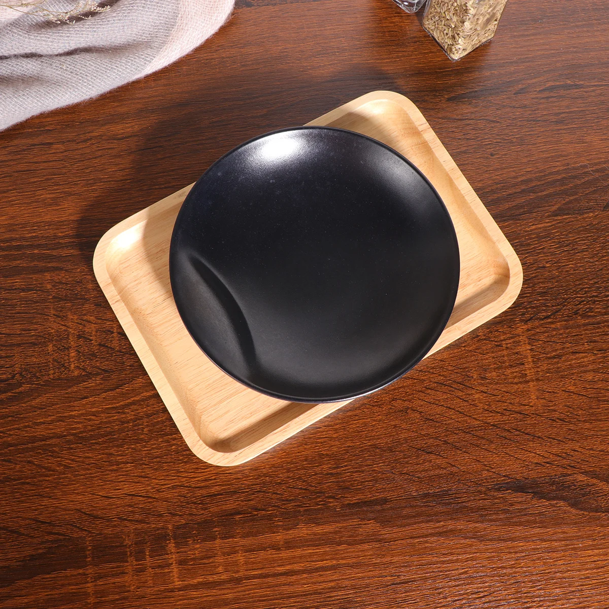 

Eco-Friendly Odorless Round Plates Imitation Porcelain Melamine Dinnerware for Snacks Fruits Appetizers Home Restaurant A7909