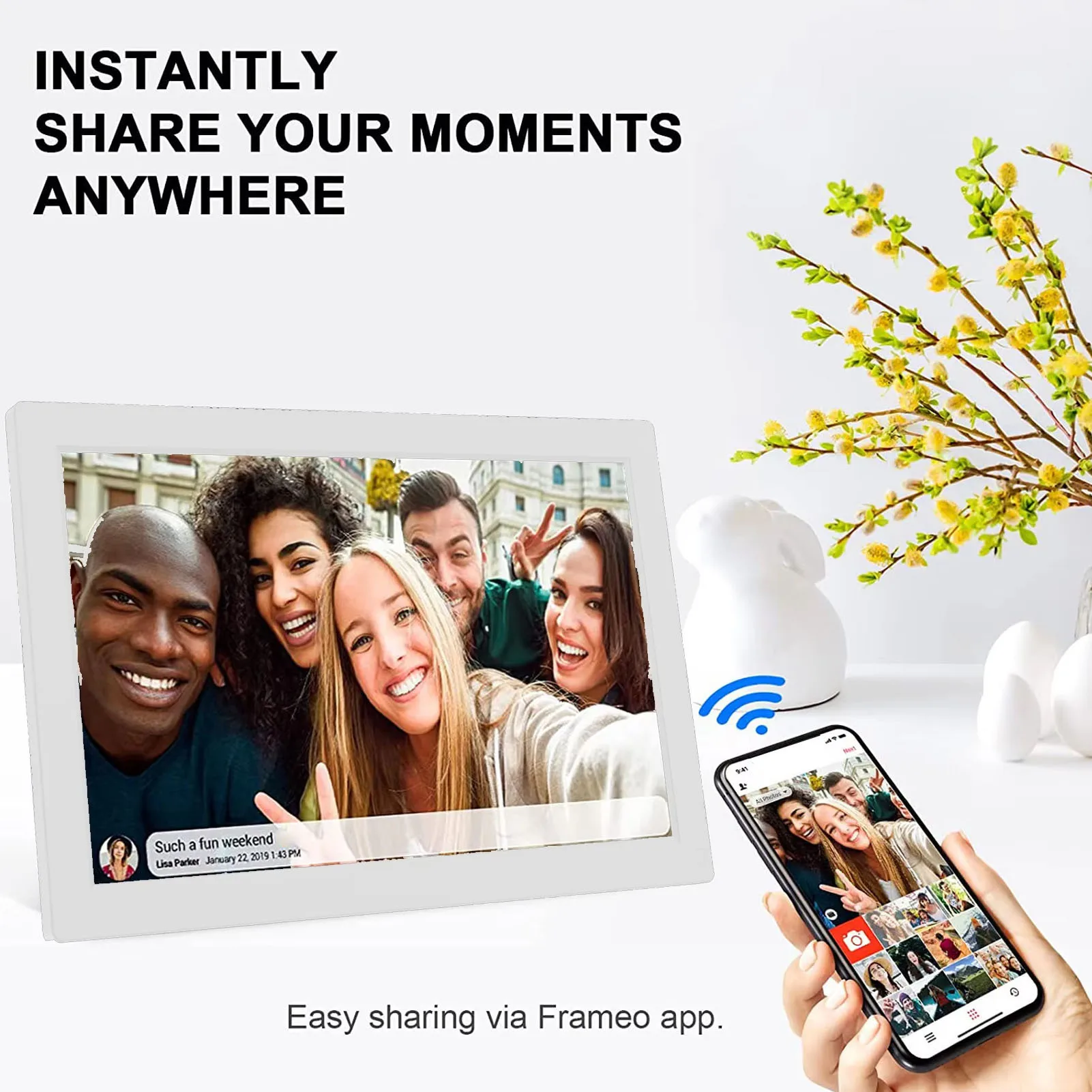 

15.6in WIFI Chore Chart Smart Family Planner 1080P Full HD Interactive Touchscreen Hearth Display Wall Desk Mountable 2+32GB