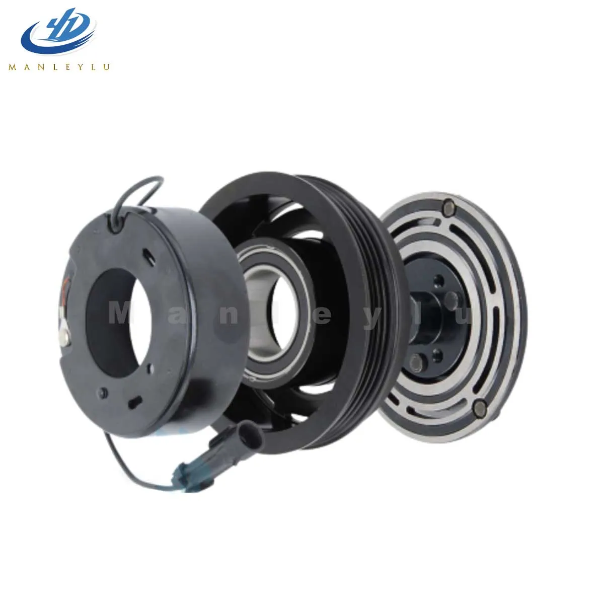 A/C Compressor Clutch Pulley For FIAT DUCATO 2.3 D CITROEN JUMPER PEUGEOT BOXER 3.0HDI 504005418 504384357 1607139480