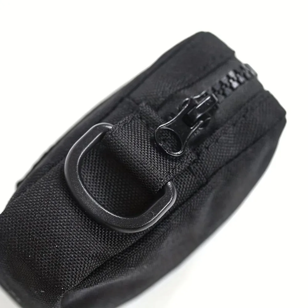 Lightweight Multi-Functional Waist Bag Multi-Pocket Durable Accessory Bag Solid Color Coin Purse Sports Events