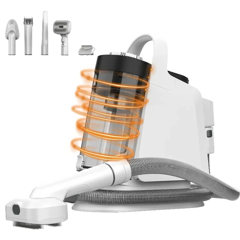Factory   Wholesale Pet Grooming Trimmer Vacuum Cleaner Kit Dog Cat Brush Hair Deshedding Pet Cleaning Grooming Trimmer Dog view 2