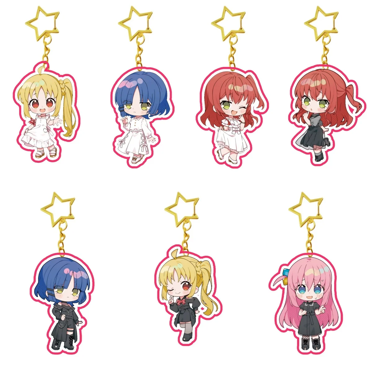 

Anime 6CM Bocchi the Rock Figures Cosplay Acrylic Stand Keychain Model Plate Desk Decor Standing Sign prop Fans Birthday Gifts