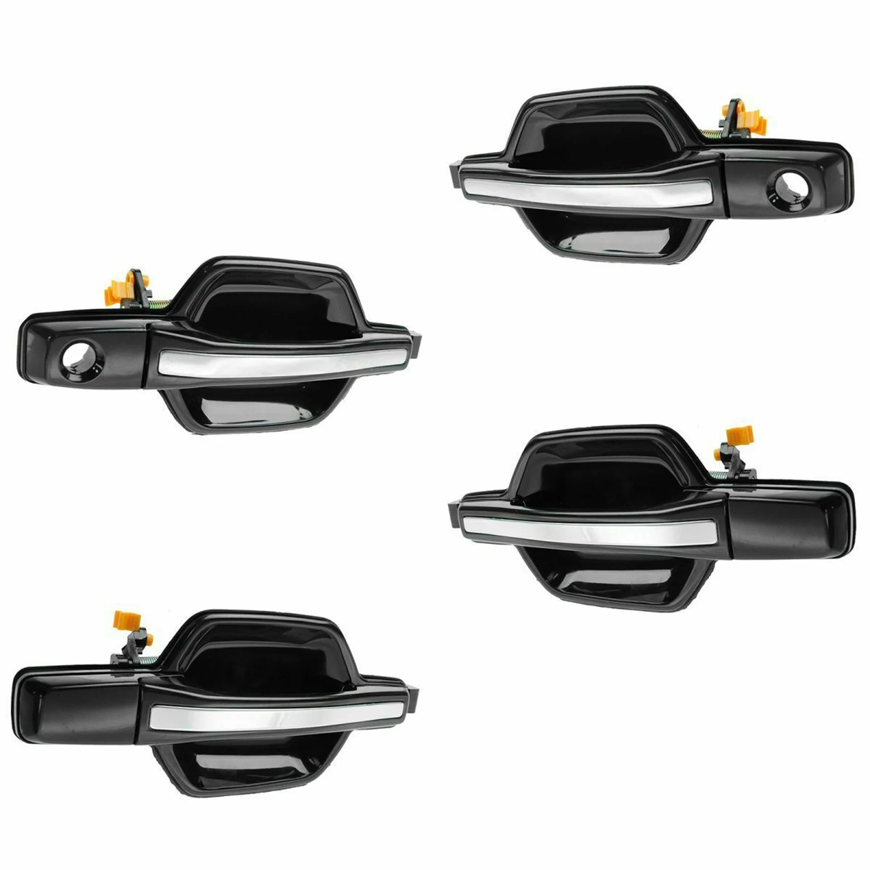 

Outside Door Handle Front Rear Kit Set of 4 for 01-06 Mitsubishi Montero MR653471 MR653473 MR653479 MR653481