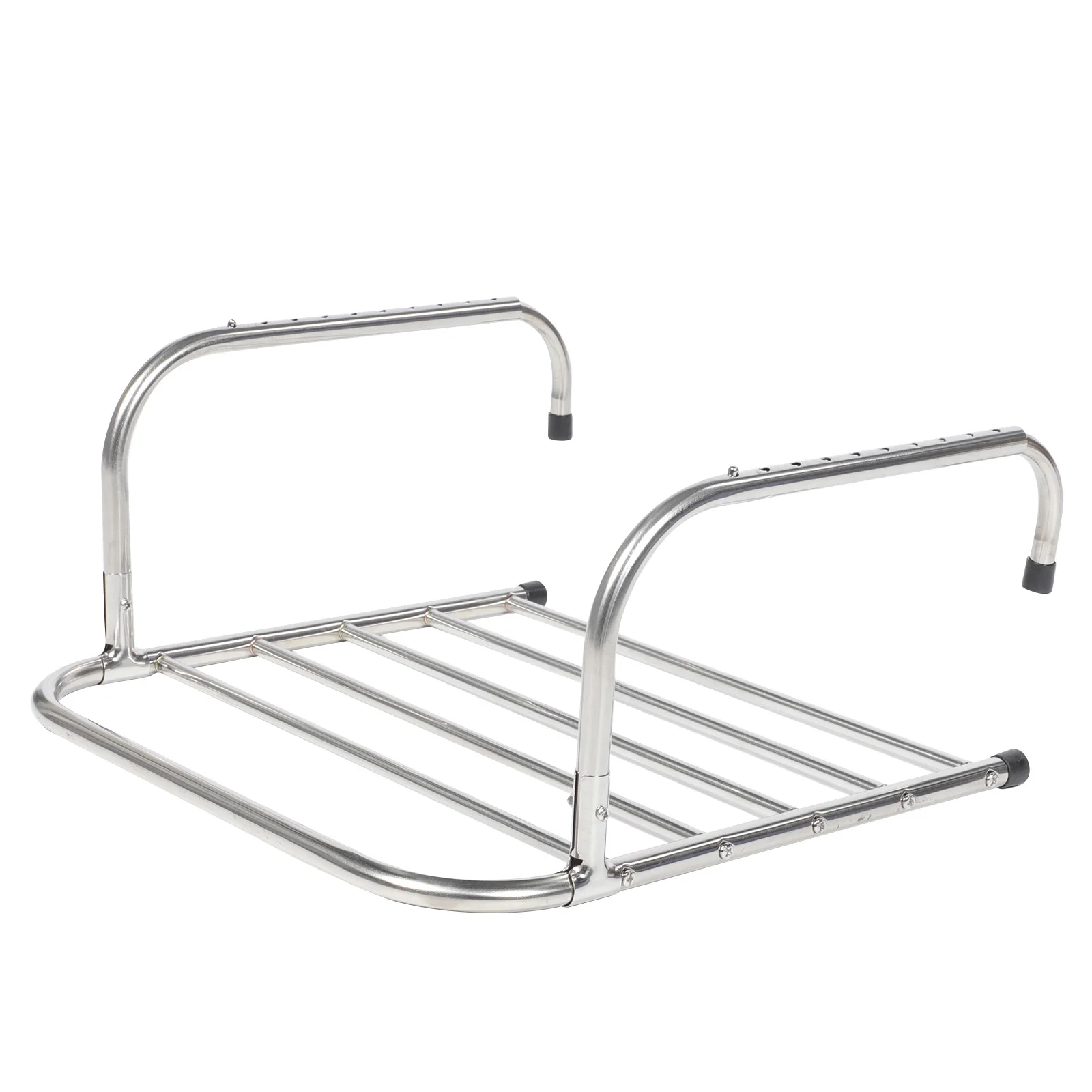 

Foldable Drying Rack Stainless Steel Telescopic Clothes Hanger Storage Shelf Home Supplies Fold Black Shoe Bin Sun Coat