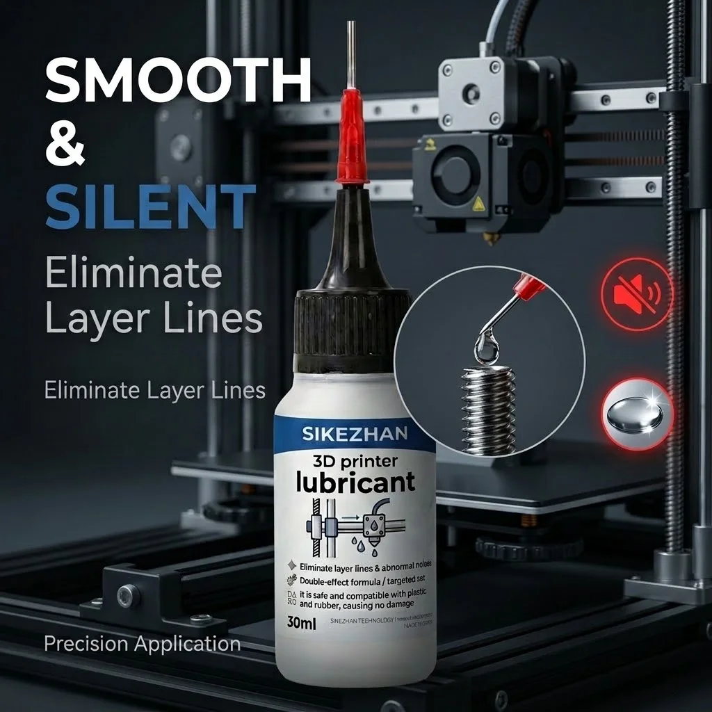 Premium 3D Printer Lubricant Grease Anti-Rust Reducing Noise Linear Rail Lead Screw Oil for Bambu Lab X1 P1S Voron 2.4 Ender 3