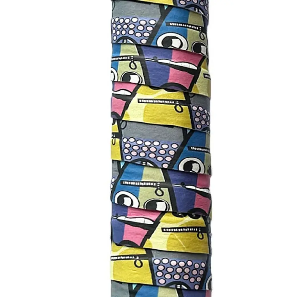 Multi-color Badminton Racket Overgrips Self-adhesive Shock Absorption Tennis Racquet Sweatband Sport Supplies New Printing