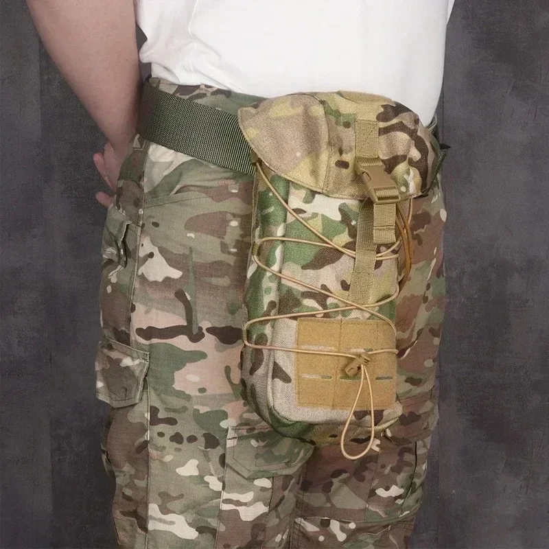 Multi-function Tactical waist bag fan Waist Sundry Recycling Pouch Molle hunting Paintball Gear Accessories