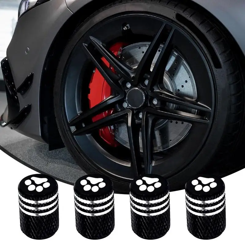 Car Tire Stem Valve Caps Wheel Valve Covers Car Dustproof Waterproof Tire Cap For Automobiles Motorcycles Trucks Bikes