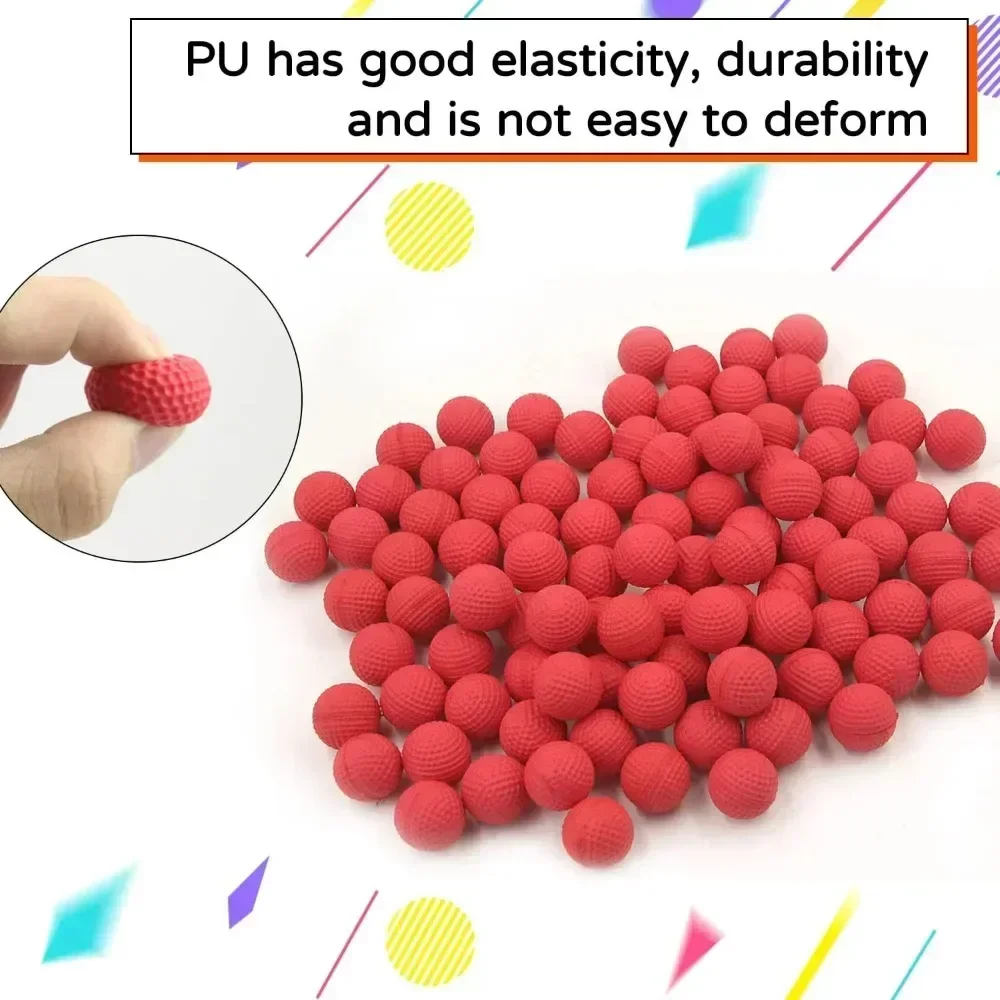 100 colpi per munizioni compatibili con Rival Proiettili di pistola giocattolo sfusi per pistola giocattolo Rival Ball Dart per pistola Rival Apollo Zeus