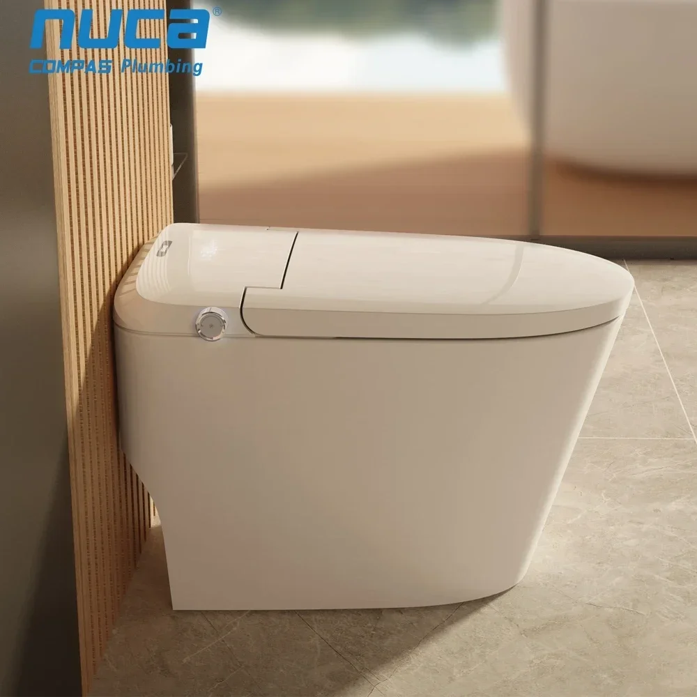 Factory Direct Sale Smart Toilet One Piece Electric Heating Sensor Flushing Toilet