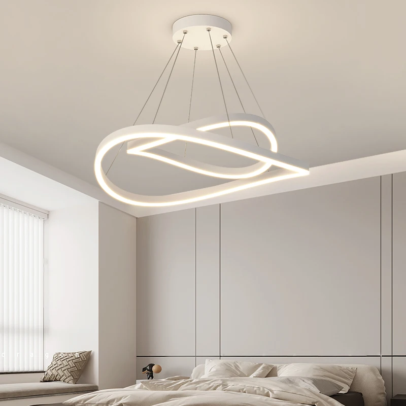 Modern LED pendant light ring home decoration living room dining room pendant light intelligent application lighting