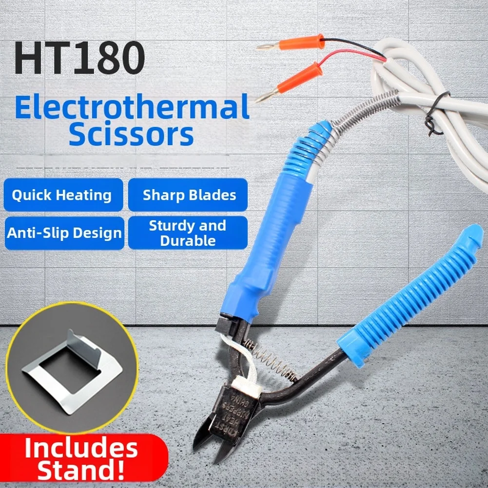 /Electric /Heat /Scissors Thermal Cutting Tool HT200 HT180 Adjustable For For Temperature High Carbon Steel For Plastic Rubber F