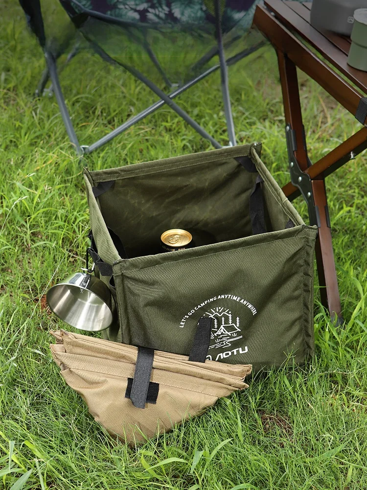 

Наружная большая сумка Capaci 27L Tra Can Многофункциональная сумка для хранения Тактическая сумка-коробка Ящик для хранения оборудования из бычьей ткани M...