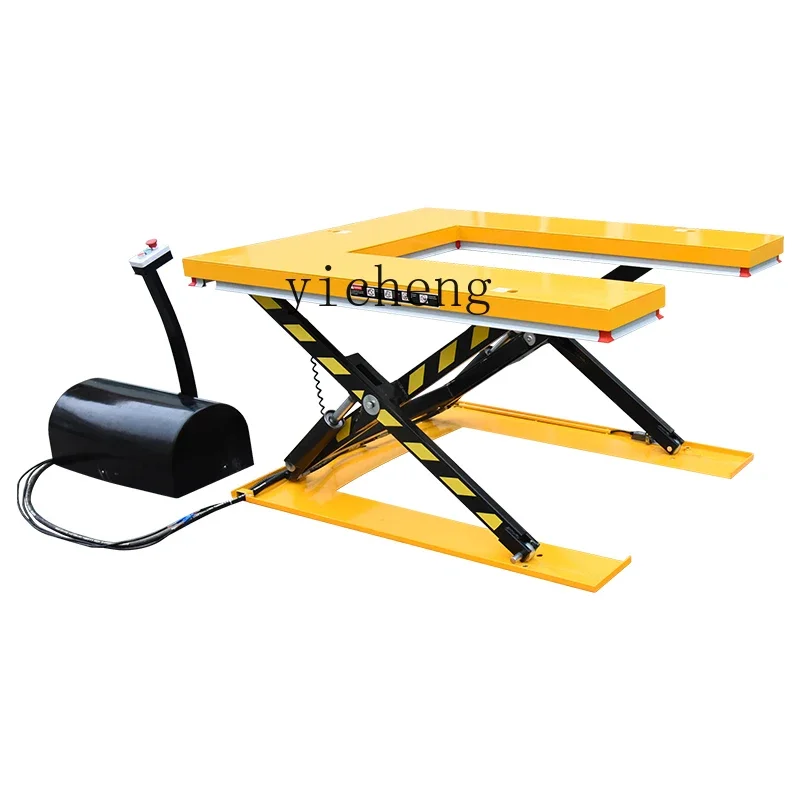 TQH Ultra-low Hydraulic Lifting Platform Electric Lifting Platform Handling and Unloading Platform Fixed Scissor Lift