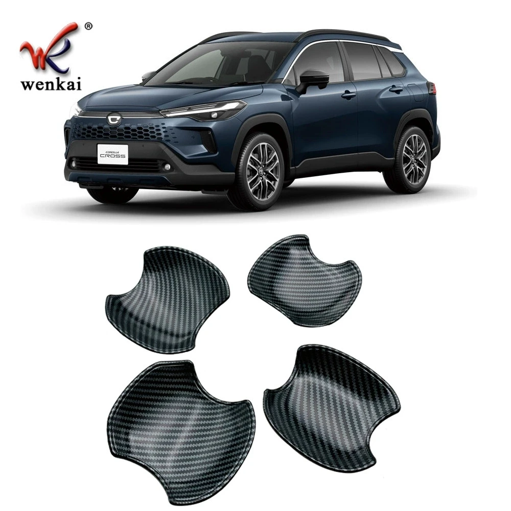 

Car Outside Door Handle Bowl Protect Cover Cap For Toyota Corolla Cross 2020-2025 Accessories