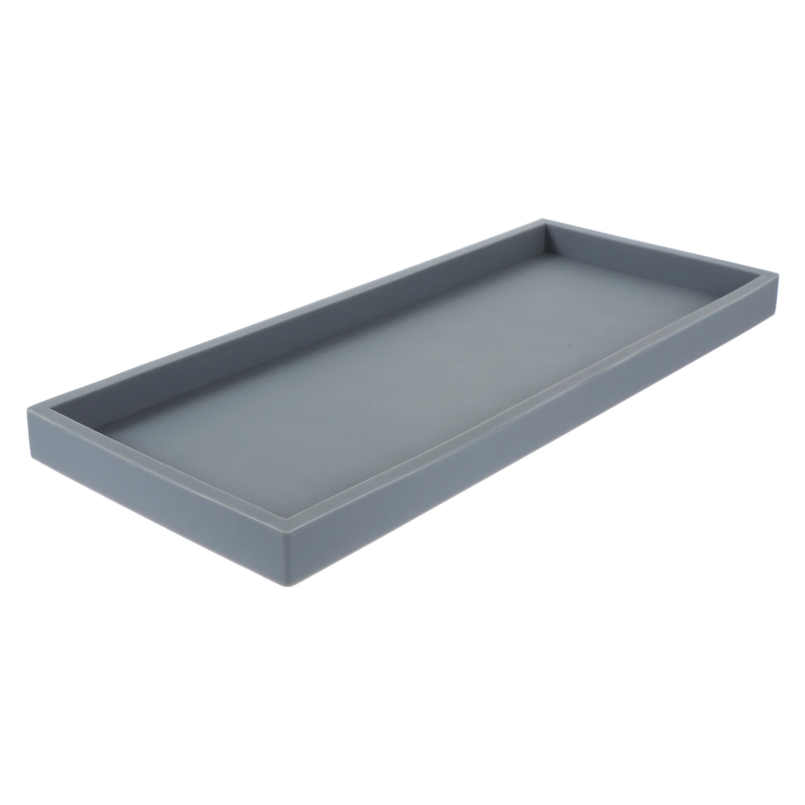 

Silicone Storage Tray for Bathroom Vanity Desk Jewelry ganizer Large Capacity Easy to Clean Household Kitchen Mat