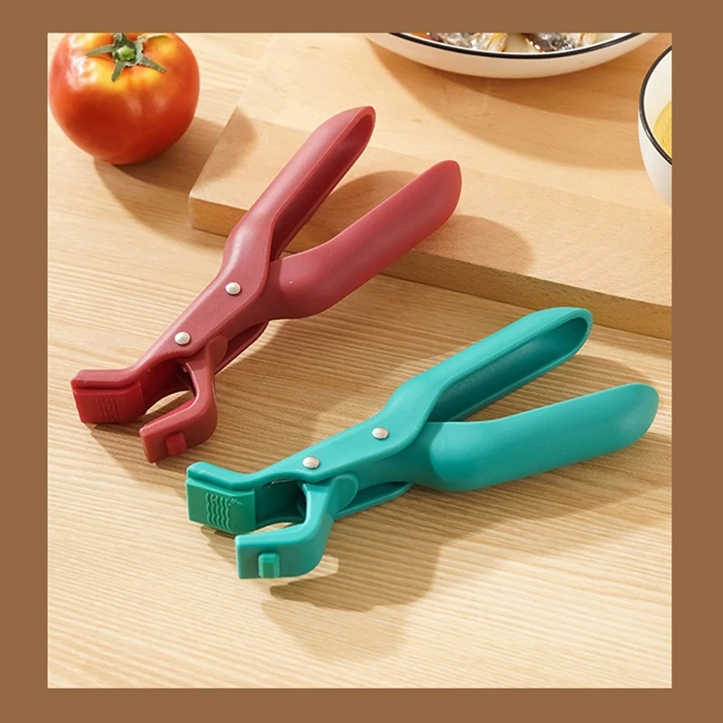 スマート火傷防止クリップ多機能滑り止めクリップボウル取得装置ボウルリフティングチャックガジェット