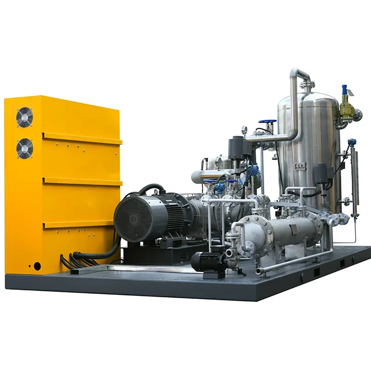 Equipamento evaporador de condensador de compressor Mvr Compressor de ar de parafuso mecânico Mvr para fábrica de alimentos e bebidas