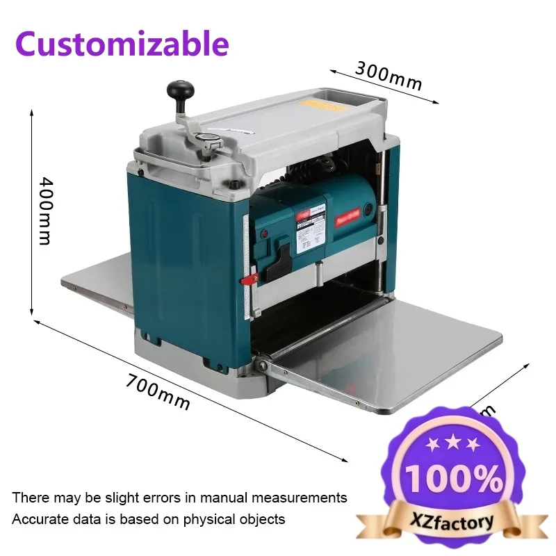 Factory Direct 2026 Top Rated1850W 220V Multi-function Electric Planer Woodworking Power Tool Home Single-Sided Fully Automatic