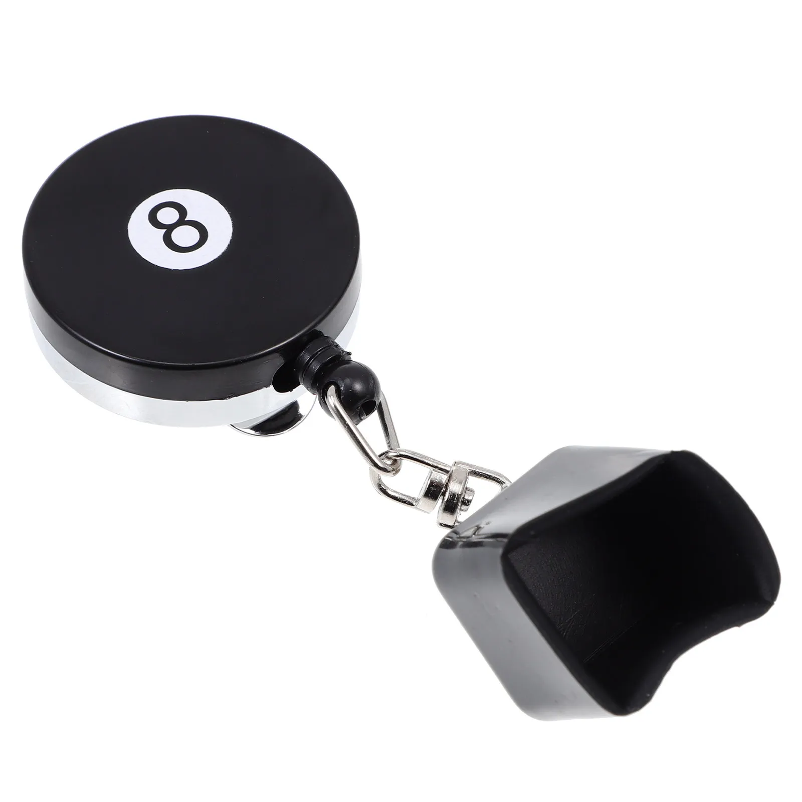 

Black Pool Chalk Holder Made of High Chalk Tip Protector for Billiard Cue Portable Snooker Accessory