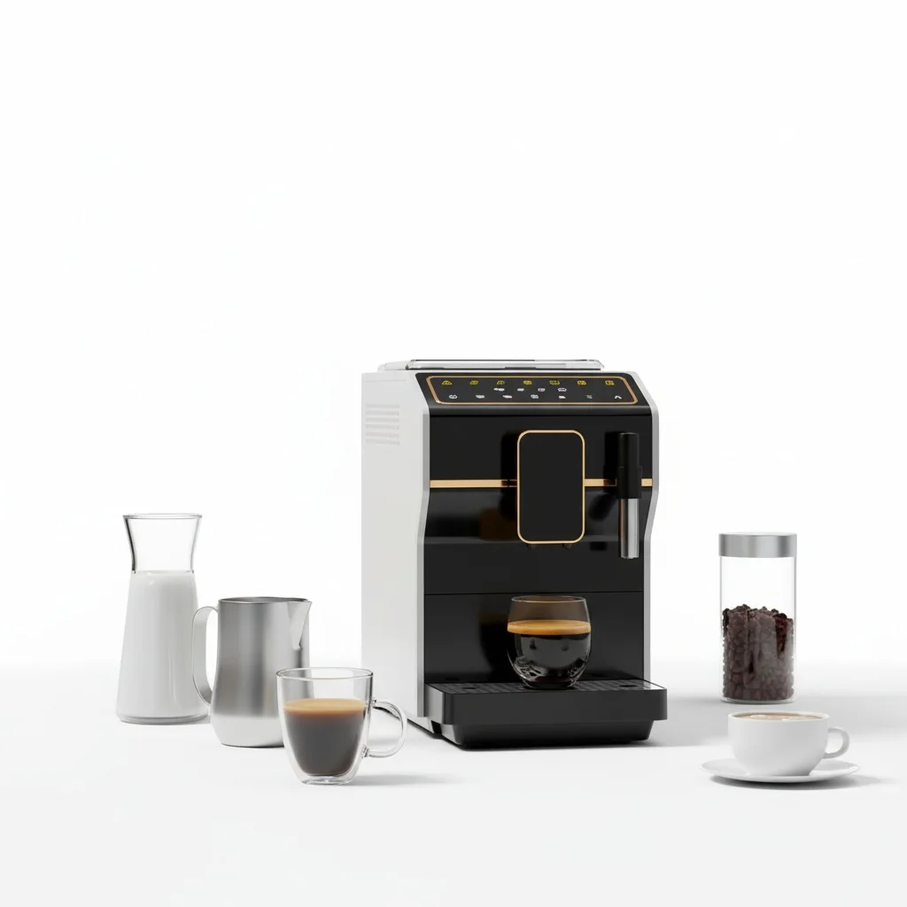 

Fully Automatic Espresso Machine, 19 Bar Stainless Steel Commercial Coffee Maker, Touch Screen Coffee Machine, 11.5kg/25.3lbs