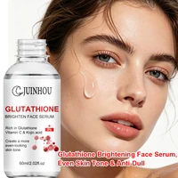 JUINHOU Glutathione Vitamine C Crème et Sérum Éclaircissants Visage – Unifie le Teint, Niacinamide, Anti-oxydation, Peau Éclatante 6