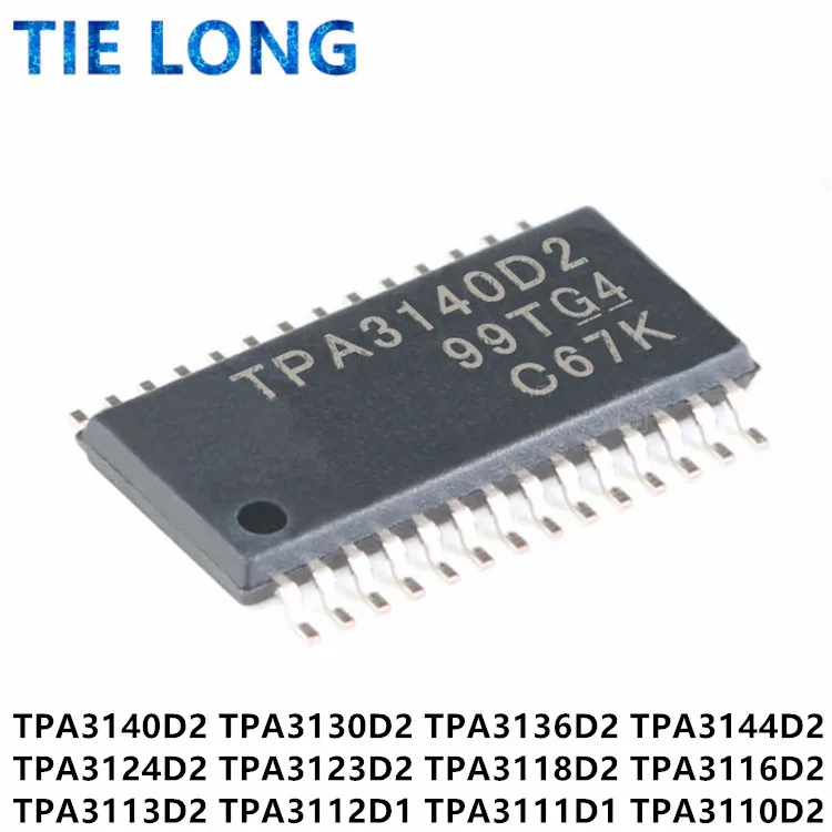 

TPA3144D2 TPA3140D2 TPA3136D2 TPA3130D2 TPA3124D2 TPA3123D2 TPA3118D2 TPA3116D2 TPA3113D2 TPA3112D1 TPA3111D1 TPA3110D2 TSSOP