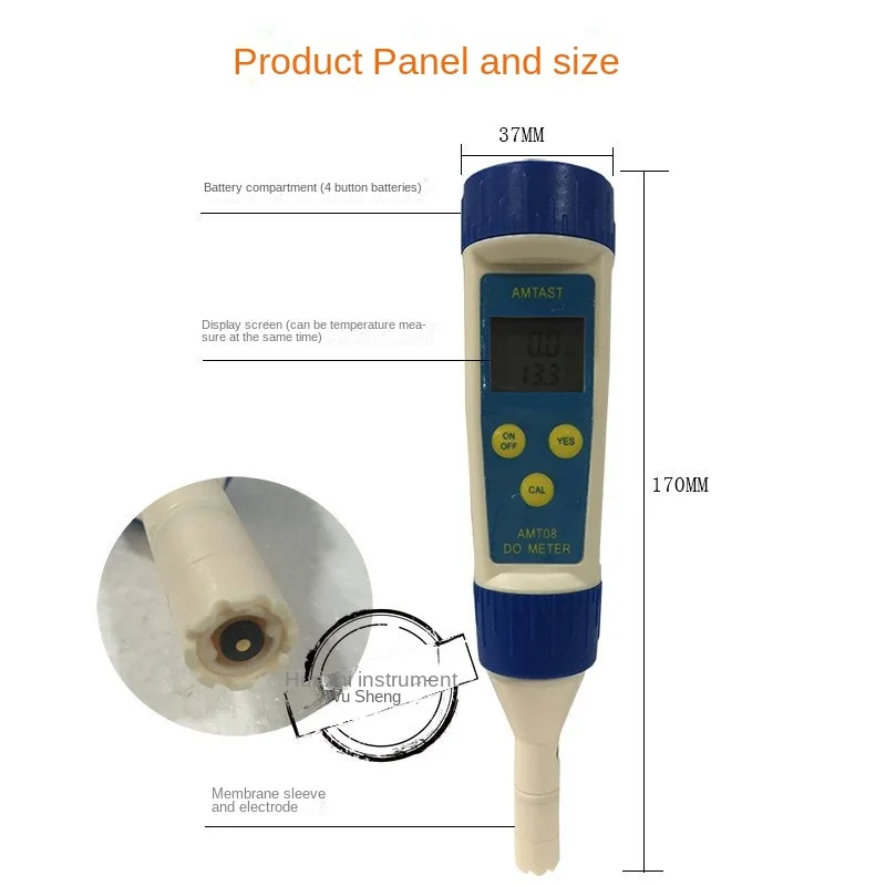 Purchasing Agent. Pen Dissolved Oxygen Meter Dometer Dissolved Oxygen T Detector Tester Amt08 Dissolved Oxygen Meter Exported