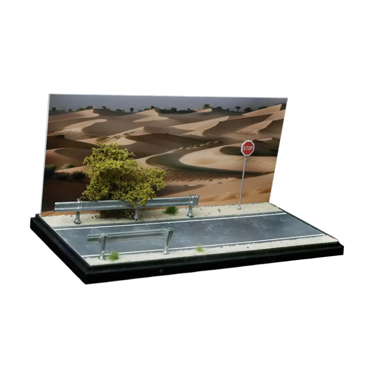 Scène de voiture modèle 1/64, bricolage, scène d'exposition avec boîte de rangement pour modèle de voiture, véhicule, figurines d'action, ornement de décoration