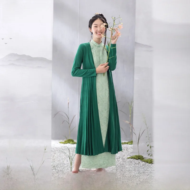 

Loose Knitted Sweater Cardigan Women's Autumn Winter New Sle Slimming Faionable Long Sve Mid-Length Coat by a Life on ...