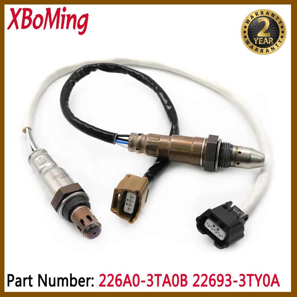 

Lambda O2 Oxygen Sensor Air Fuel Ratio Sensor 226A0-3TA0B 22693-3TY0A For Nissan Altima 13-17 2.5L Upstream and Downstream