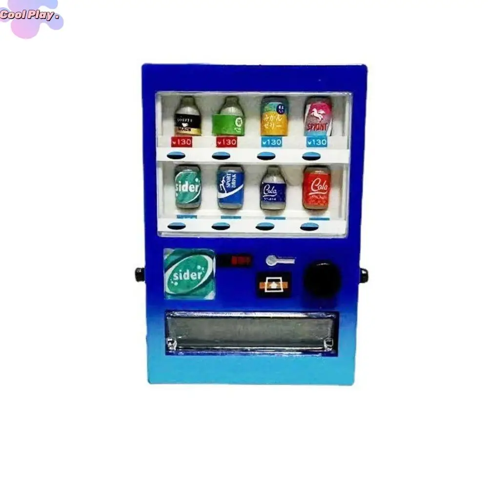 

Doll House Toy 1: 12 Doll House Simulation Drinks Vending Machine Mini Educational Cute Interesting Desktop Ornaments