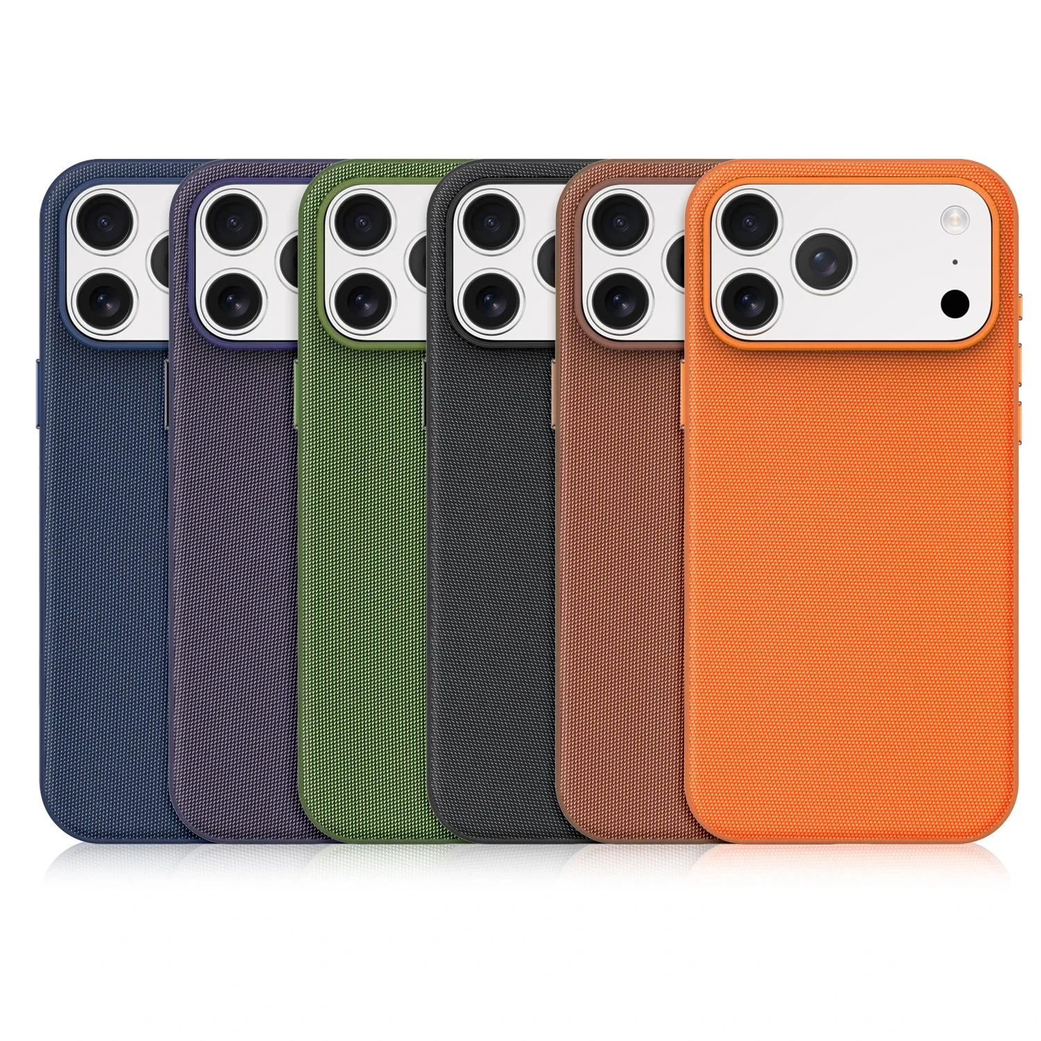 Official Fashion Technology Cloth Magnetic Wireless Charging Phone Case For iPhone 11 12 13 14 15 16 17 Pro Max Case 17 Pro Case