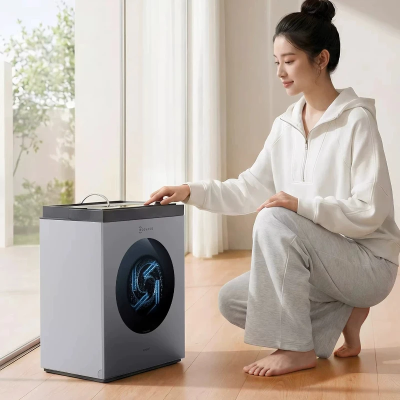 W3 Window Cleaning Robot Automatic Wash Mop Base Glass Cleaner High Rise Home Use Original ECOVACS Cleaning Cloth Base Station