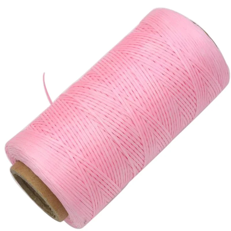 1pcs 65M 150D 1MM Durable Polyester Leather Sewing Waxed Thread Cord for DIY Handicraft Tool Hand Wax Stitching Repair Cord