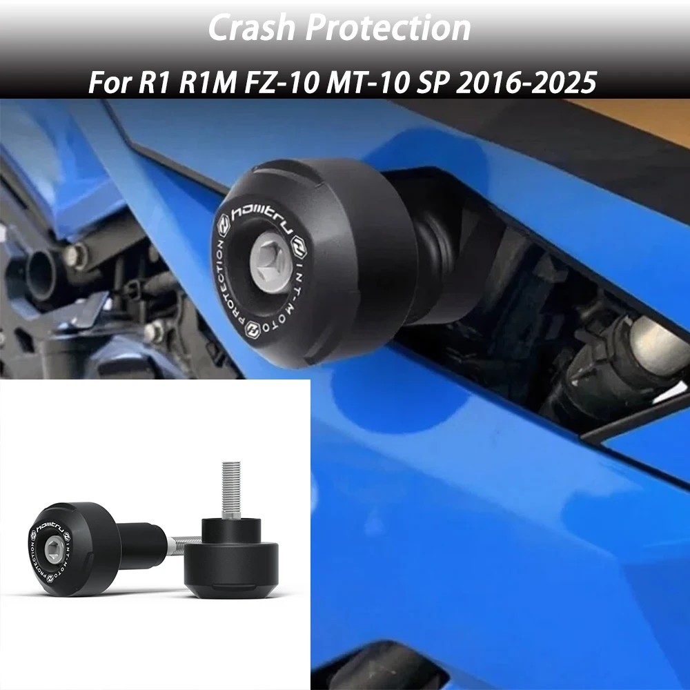 Frame Sliders Crash Protector For Yamaha R1 R1M FZ-10 MT-10 SP Motorcycle Accessories Engine Pad Falling Protection 2016-2025