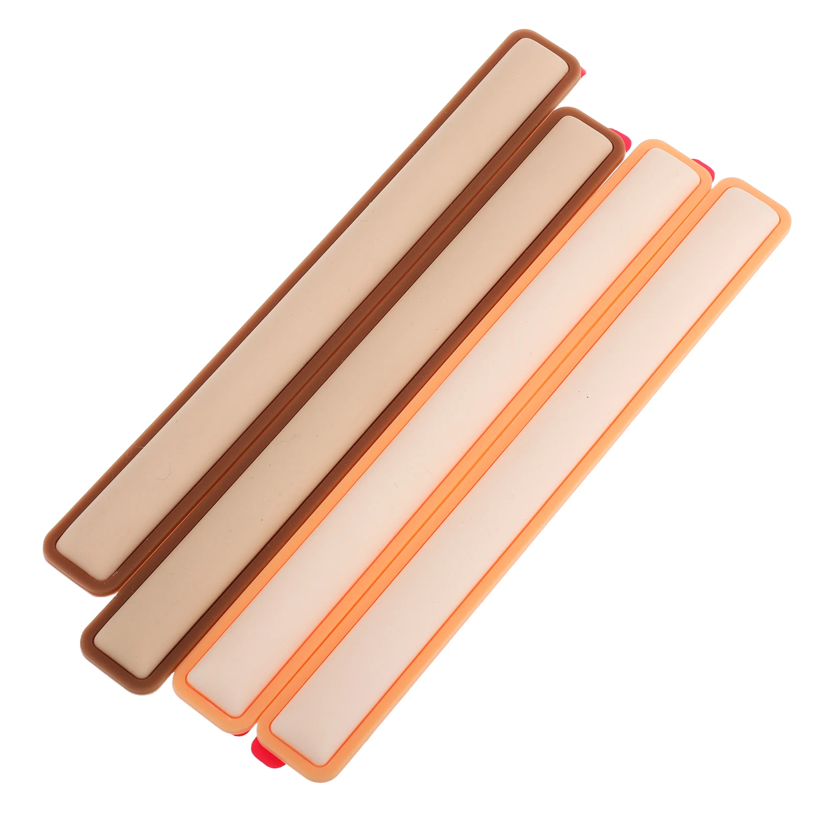 

2Pcs Silicone Bumpers Anti Collision Strips Door Cabinet Edge Protectors Refrigerator Wall Child Safety Durable Easy Install