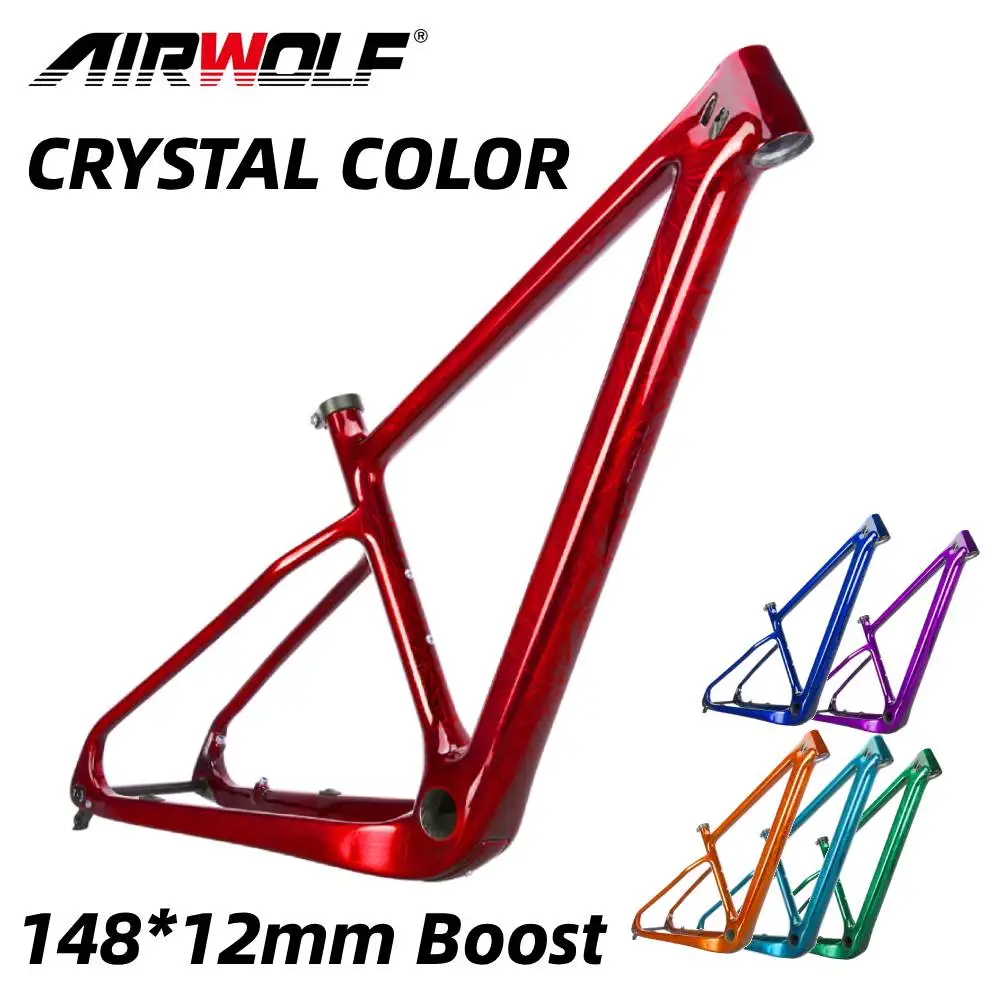 AIRWOLF Full Carbon Mtb 29 Carbon Frame XC Hardtail Mountain Bicycle Frame PF30 Bicycle Carbon Bikes Frames